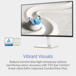 Dell S2725DS Monitor - 27 Inch, QHD (2560x1440) Display, 100Hz refresh rate, 1500:1 contrast ratio, TÜV Rheinland Eye comfort 4 Star, Integrated 2x5W speaker, Height/Tilt/Swivel/Pivot- Ash White color - Image 6