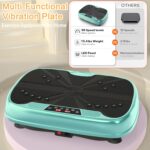 Vibration Plate Fitness Platform Exercise Machine - Vibrating Shaking Full Body Shaker Workout Fitness Platform Vibration Plate for Home Gym - Image 3