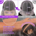 28 Inch 13x6 Lace Front Wigs Human Hair Pre Plucked Body Wave HD Transparent Lace Frontal Wigs Human Hair 180 Density Glueless Wig with Baby Hair for Women - Image 4