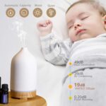 VIVITEST Ceramic Diffusers,Stone Essential Oil Diffuser, Ultrasonic Aromatherapy Diffusers for Home - Image 5