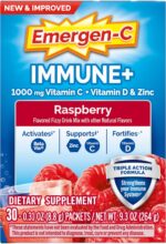 Emergen-C Immune+ Triple Action Immune Support Powder, BetaVia (R), 1000mg Vitamin C, B Vitamins, Vitamin D and Antioxidants, Raspberry – 30 Count - Image 10