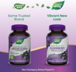 Nature’s Way Sambucus Elderberry Immune Support Gummies for Kids & Adults* with Black Elderberry Extract, Vitamin C, Vitamin D3, and Zinc, 60 Gummies (Packaging May Vary) - Image 3