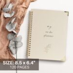 Beautiful To Do List Notebook - Aesthetic Daily Planner to Easily Organize Your Tasks And Boost Productivity - Stylish Undated Planner And School or Office Supplies For Women - Image 7