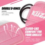 Ankle Resistance Bands with Cuffs, Ankle Weights Bands for Working Out, Women Leg and Glutes Workout Equipment, Exercise Bands for Kickbacks, Butt and Booty Trainer, Home Gym Fitness Equipment - Image 5