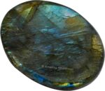 Amazing Gemstone Labradorite Worry Stone, Healing Crystals - Piedra Crystal Fidget for Gift, Meditation, Calming, Relaxation, Stress Relief - Image 3