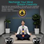 Sound Frequency Instruments,PUVIDJUT Meditation Tone TWS Machine- Solfeggio Bath Device for Yoga, Mindfulness, Singing Therapy System of Chakra and Stress 5 Tones Optional, 3 Timer Modes - Image 6