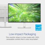 Dell S2725DS Monitor - 27 Inch, QHD (2560x1440) Display, 100Hz refresh rate, 1500:1 contrast ratio, TÜV Rheinland Eye comfort 4 Star, Integrated 2x5W speaker, Height/Tilt/Swivel/Pivot- Ash White color - Image 10