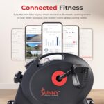 Sunny Health & Fitness Smart Under-Desk Bike Exerciser, Low-Impact Cardio Cycling Equipment for Home/Office, Mini Paddler for Arm/Leg Mobility Training, Free SunnyFit App Connect, Optional Motorized - Image 7