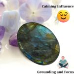 Amazing Gemstone Labradorite Worry Stone, Healing Crystals - Piedra Crystal Fidget for Gift, Meditation, Calming, Relaxation, Stress Relief - Image 5