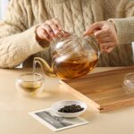 CNGLASS Glass Teapot Stovetop Safe,Clear Teapot with Removable Infuser 20.3 oz,Loose Leaf and Blooming Tea Maker - Image 7
