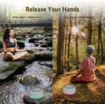 Kipcush Tibetan Meditation Bowl Sound Machine - 7 Different Sized Singing Bowls Sounds for Yoga, Meditation, Mindfulness, Chakra Healing, Sound Therapy and Stress Relief, Timer, Plug in - Image 6