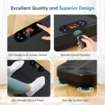 Dripex Vibration Plate Exercise Machine, Power Vibrating Plate for Lymphatic Drainage Weight Loss, Whole Body Workout Vibration Plates Fitness Platform, Fat Burner Shake Plate Equipment for Women Men - Image 8