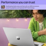 HP 17.3 inch Laptop, HD+ Display, AMD Ryzen 5 7520U, 16 GB RAM, 512 GB SSD, AMD Radeon Graphics, Windows 11 Home, Natural Silver, 17-cp2199nr - Image 5