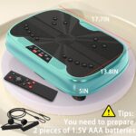 Vibration Plate Fitness Platform Exercise Machine - Vibrating Shaking Full Body Shaker Workout Fitness Platform Vibration Plate for Home Gym - Image 7