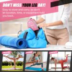 Ankle Resistance Bands with Cuffs, Ankle Weights Bands for Working Out, Women Leg and Glutes Workout Equipment, Exercise Bands for Kickbacks, Butt and Booty Trainer, Home Gym Fitness Equipment - Image 9