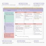 Weekly To Do List Notepad with 52 Undated Sheets（8.5"×11"）- Weekly Desk Planner for Women & Man, Work and Home - Violet Dream - Image 3