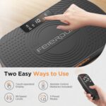FEIERDUN Vibration Plate Exercise Machine, Vibration Plate for Lymphatic Drainage, Power Plate Vibration Platform for Weight Loss, Toning & Wellness - Image 7