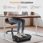 FEIERDUN Vibration Plate Exercise Machine, Vibration Plate for Lymphatic Drainage, Power Plate Vibration Platform for Weight Loss, Toning & Wellness - Image 9