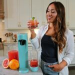 Drinkmate OmniFizz Sparkling Water and Soda Maker, Carbonates Any Drink, with 3oz CO2 Test Cylinder (Arctic Blue) - Image 4