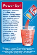 Emergen-C Immune+ Triple Action Immune Support Powder, BetaVia (R), 1000mg Vitamin C, B Vitamins, Vitamin D and Antioxidants, Raspberry – 30 Count - Image 8