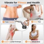 FEIERDUN Vibration Plate Exercise Machine, Vibration Plate for Lymphatic Drainage, Power Plate Vibration Platform for Weight Loss, Toning & Wellness - Image 3