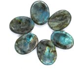 Amazing Gemstone Labradorite Worry Stone, Healing Crystals - Piedra Crystal Fidget for Gift, Meditation, Calming, Relaxation, Stress Relief - Image 6