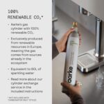 aarke Carbonator lll - Sparkling & Carbonation Water Machine, Stainless Steel with PET BPA-Free Reusable Bottle Volume 800 mL (Sand) - Image 10
