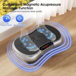 Vibration Plate Exercise Machine, 180 Speed Levels Vibration Plate for Lymphatic Drainage, Whole Body Workout Vibrating Fitness Platform, Effective for Weight Loss, Shaping, Toning & Wellness - Image 6