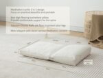 Meditation Cushion,Meditation Pillow and Zabuton 2-in-1 Portable Design(50 * 70CM). - Image 3