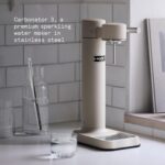 aarke Carbonator lll - Sparkling & Carbonation Water Machine, Stainless Steel with PET BPA-Free Reusable Bottle Volume 800 mL (Sand) - Image 4