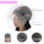 30 Inch13x6 Lace Front Wigs Human Hair 200 Density HD Transparent Lace Frontal Human Hair Wigs for Women Glueless Straight Wigs Human Hair Pre Plucked - Image 6