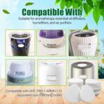 80 Pack White Refill Pads Compatible with Homedics Humidifier Essential Oil Diffuser Replacement Microfiber Triangle Tray Pads - Image 6