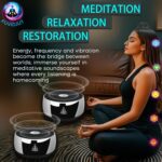 Sound Frequency Instruments,PUVIDJUT Meditation Tone TWS Machine- Solfeggio Bath Device for Yoga, Mindfulness, Singing Therapy System of Chakra and Stress 5 Tones Optional, 3 Timer Modes - Image 4