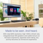 Dell S2725DS Monitor - 27 Inch, QHD (2560x1440) Display, 100Hz refresh rate, 1500:1 contrast ratio, TÜV Rheinland Eye comfort 4 Star, Integrated 2x5W speaker, Height/Tilt/Swivel/Pivot- Ash White color - Image 3