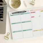 Weekly Planner Pad, 52 Letter Size Tear Off Sheets, 8.5” x 11” Undated Calendar Weekly Desk Planner Notepad, Daily Schedule Priorities To Do List for Week (Style 4) - Image 8
