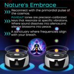 Sound Frequency Instruments,PUVIDJUT Meditation Tone TWS Machine- Solfeggio Bath Device for Yoga, Mindfulness, Singing Therapy System of Chakra and Stress 5 Tones Optional, 3 Timer Modes - Image 3