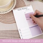Newkita 5.1x7.8 Inch To Do List Notepad for Work, 30 Sheets Undated Daily Planner Notebook, Multiple Functional Checklist Notepads for Office, School and Home (White) - Image 7