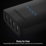SABRENT USB 2.0 Sharing Switch up to 4 Computers and Peripherals LED Device Indicators (USB-USS4) Black - Image 8