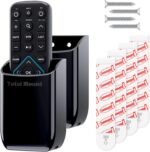 TotalMount Hole-Free Remote Holders – Eliminate Need to Drill Holes in Your Wall (Black Remote Control Holders, Quantity 2) - Image 2