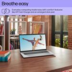 HP 17.3 inch Laptop, HD+ Display, AMD Ryzen 5 7520U, 16 GB RAM, 512 GB SSD, AMD Radeon Graphics, Windows 11 Home, Natural Silver, 17-cp2199nr - Image 8