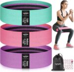 WALITO Resistance Bands for Working Out, Fabric Exercise Bands for Legs and Butt, Workout Bands for Women and Men, Booty Band for Yoga Starter Set, Pilates, Rehab, Fitness and Home Workout - Image 2