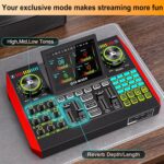 Podcast Equipment Bundle,with 3.5mm Condenser Microphone & Live Sound Card - Audio Mixer for Streaming, PC/Mobile Live Singing, Gaming Content Creators, Soundboard with USB Computer Interface - Image 7