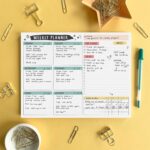 Weekly Planner Pad, 52 Letter Size Tear Off Sheets, 8.5” x 11” Undated Calendar Weekly Desk Planner Notepad, Daily Schedule Priorities To Do List for Week (Style 4) - Image 4