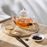 CNGLASS Glass Teapot Stovetop Safe,Clear Teapot with Removable Infuser 20.3 oz,Loose Leaf and Blooming Tea Maker - Image 6