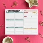 Weekly Planner Pad, 52 Letter Size Tear Off Sheets, 8.5” x 11” Undated Calendar Weekly Desk Planner Notepad, Daily Schedule Priorities To Do List for Week (Style 4) - Image 7