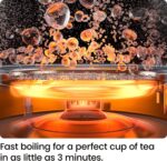 Chefman Electric Kettle, 1.8L 1500W, Hot Water Boiler, Removable Lid for Easy Cleaning, Auto Shut Off, Boil-Dry Protection, Stainless Steel Filter, BPA Free, Borosilicate Glass Electric Tea Kettle - Image 4