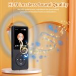 128GB MP3 Player,with Bluetooth 5.2, Music Player with Built-in HD Speaker, Voice Recorder, HiFi Sound, E-Book, Earphones Included - Image 4