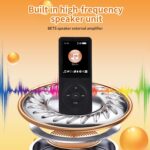 128GB MP3 Player,with Bluetooth 5.2, Music Player with Built-in HD Speaker, Voice Recorder, HiFi Sound, E-Book, Earphones Included - Image 6