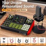 Podcast Equipment Bundle - All-in-One Audio Mixer Production Studio with 3.5mm Microphone for Live Streaming, Podcast Recording, PC, Smartphone & DJ (Model: G9-PKPRO DJ Mixer - Image 3