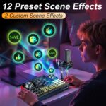 Podcast Equipment Bundle - All-in-One Audio Mixer Production Studio with 3.5mm Microphone for Live Streaming, Podcast Recording, PC, Smartphone & DJ (Model: G9-PKPRO DJ Mixer - Image 9